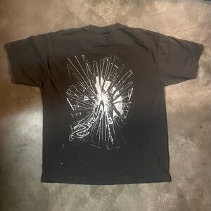 nosociety Cracked Glass Throwing Dart T-shirt Large